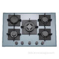 Blue Glass 75cm Beat Selling 5 Burner Gas Stove